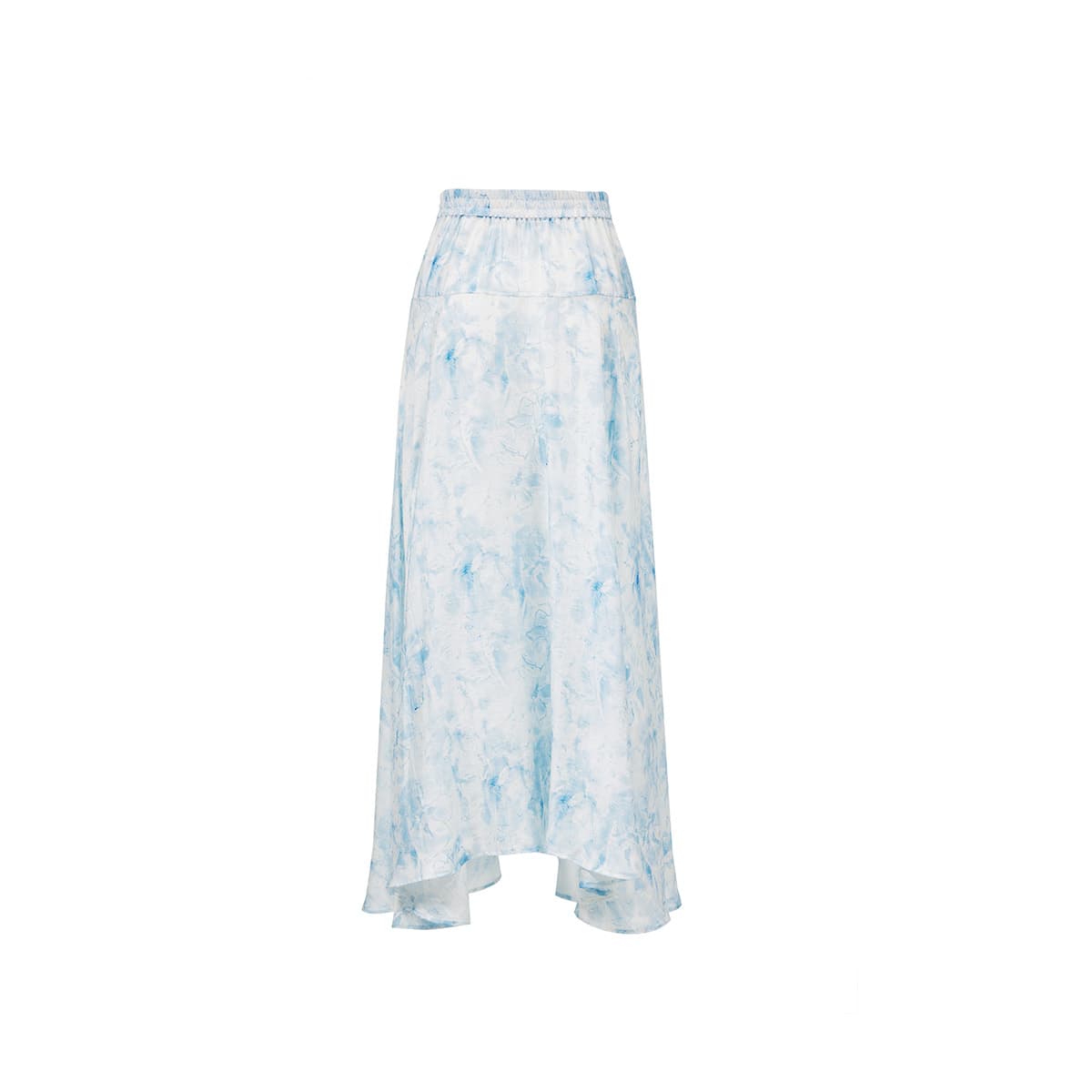Юбка Only H3J Ili Tie Dye Синий Женские Повседневные Длинные Юбки - изображение 2