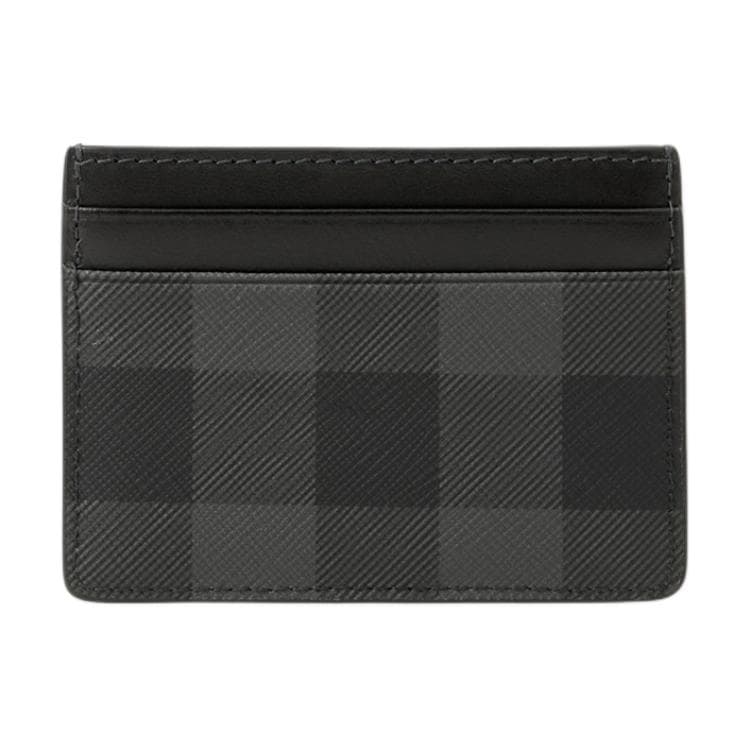Картхолдер Burberry Футляр Для Карт В Клетку 4 Отделения Для Карт Отделение По Центру Вручную Прокрашенные Края - изображение 2