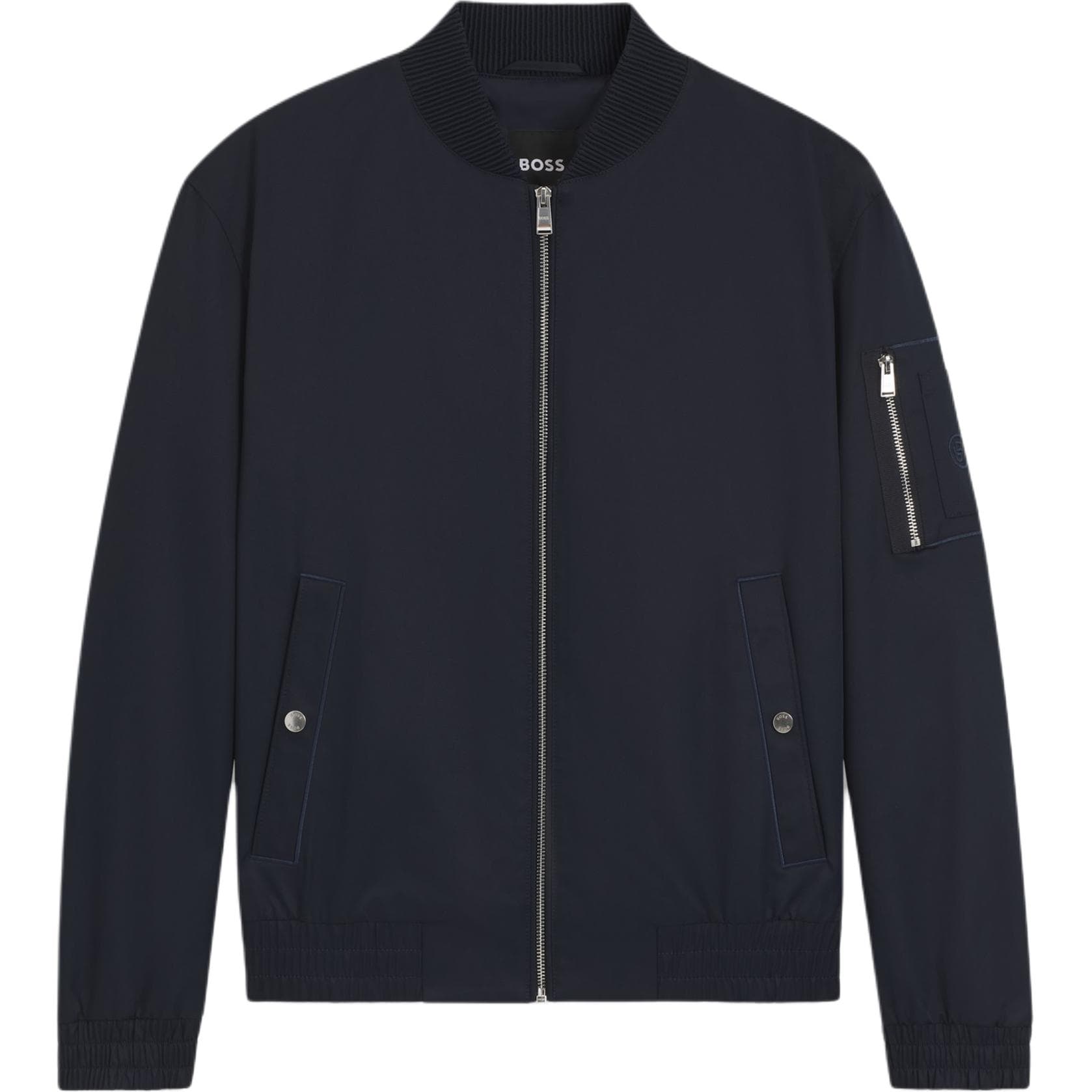 Куртка HUGO BOSS Куртки и Пальто Мужские Темно-Синие - изображение 1
