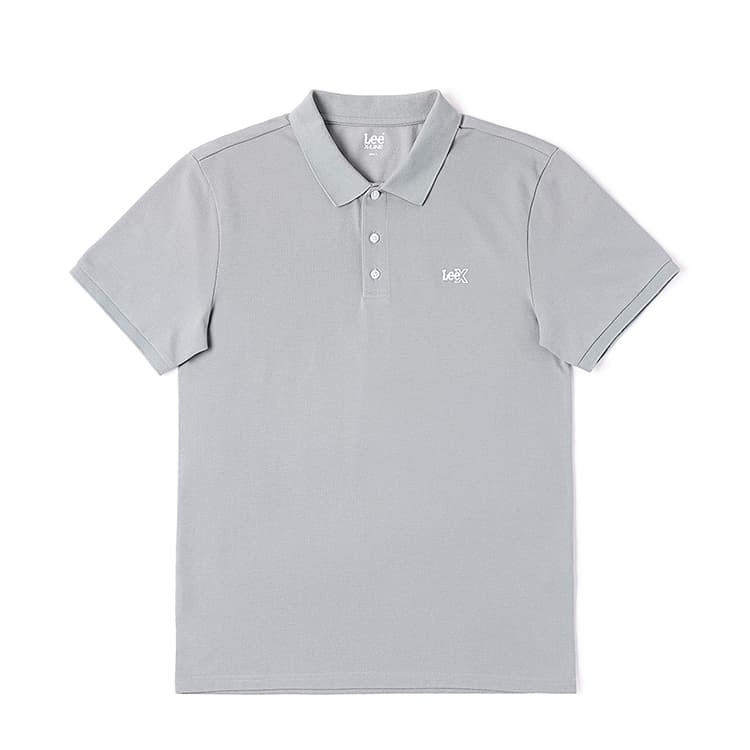 Поло Lee SS25 Поло Унисекс Lime Gray - изображение 2