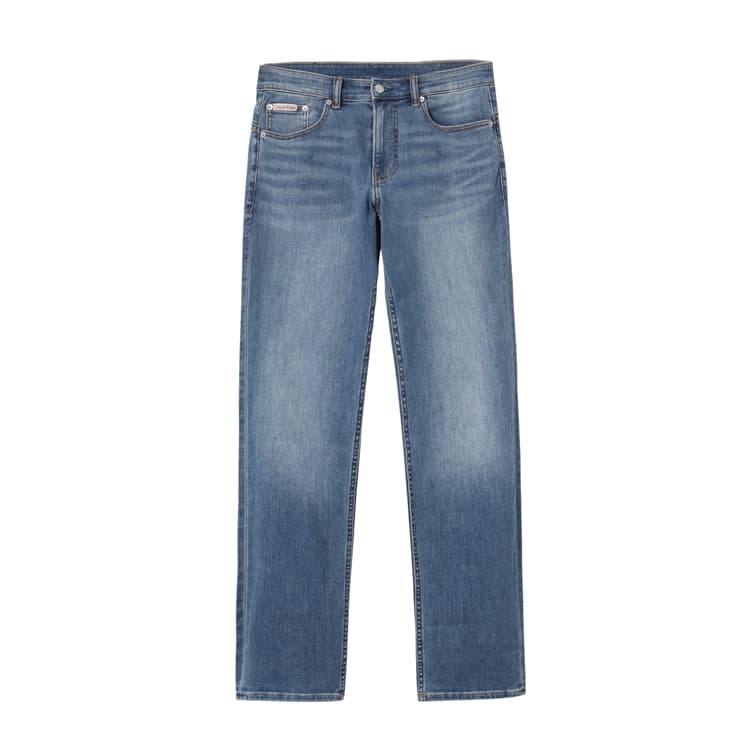Штаны Calvin Klein Wedged Blue Мужские Джинсы - изображение 1