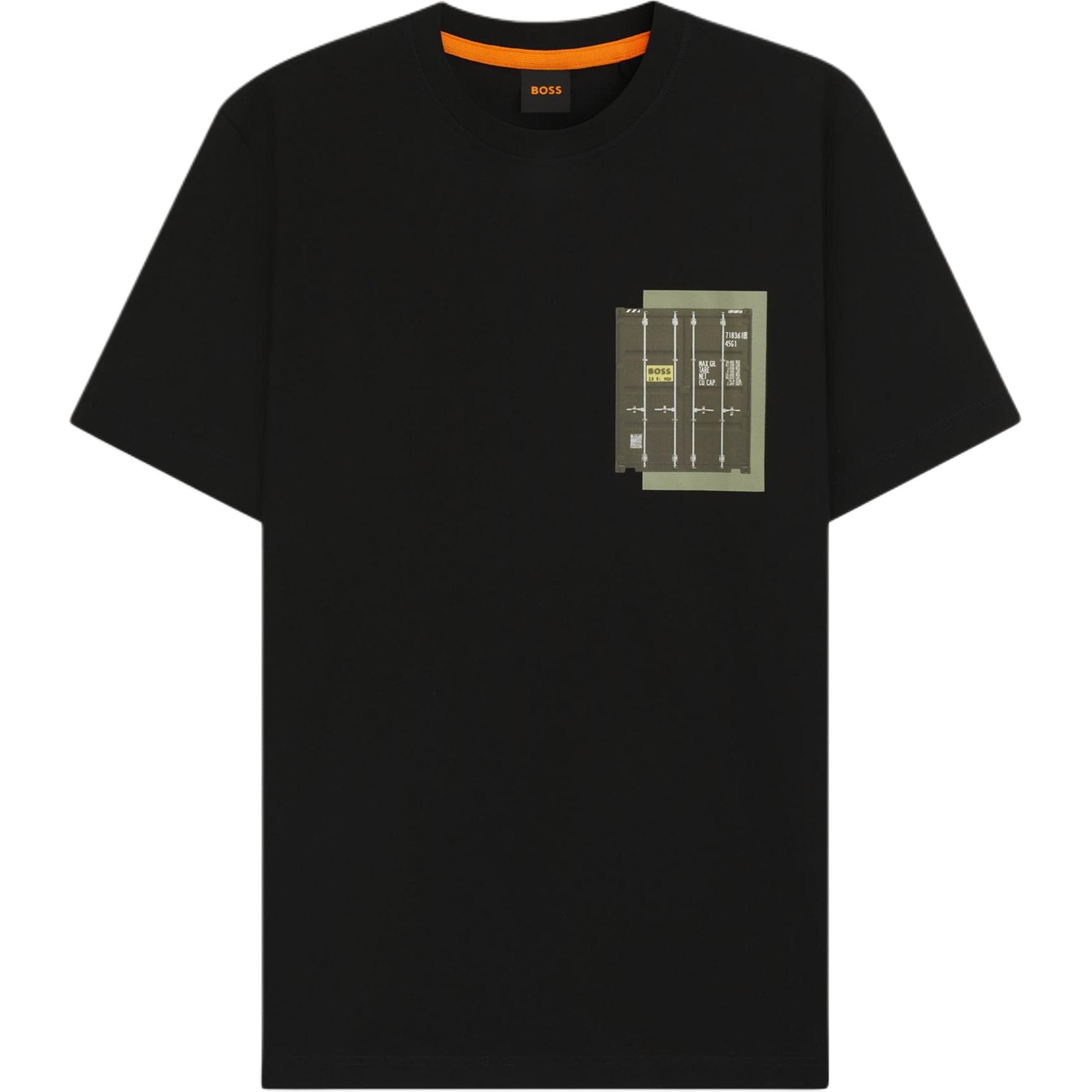 Футболка Hugo Boss Мужские Черные Рубашки - изображение 1
