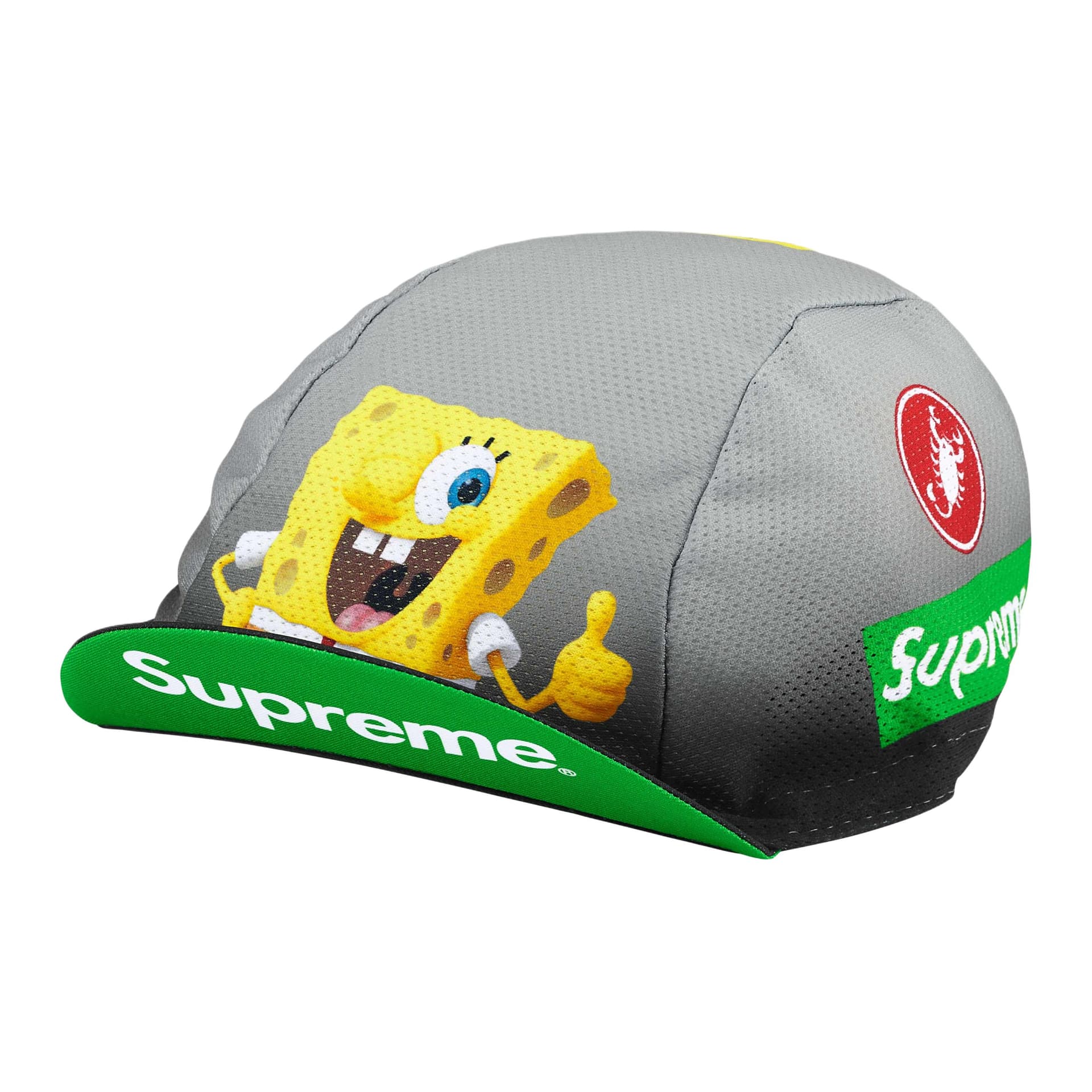 Кепка Supreme X SPONGEBOB SQUAREPANTS Полиэстеровые кепки унисекс черный синий - изображение 2