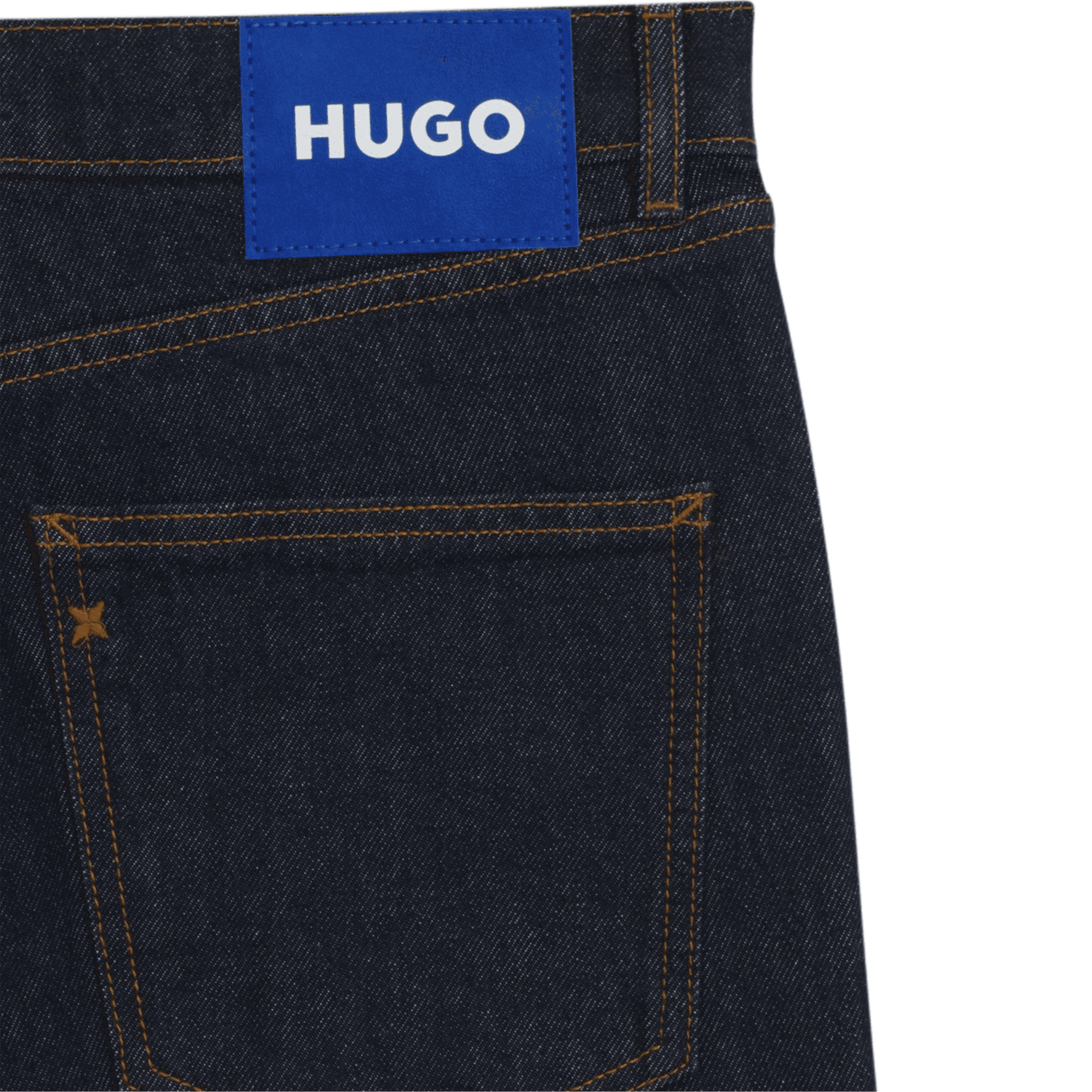 Штаны HUGO BOSS Джинсы Мужские Темно-Синие - изображение 2