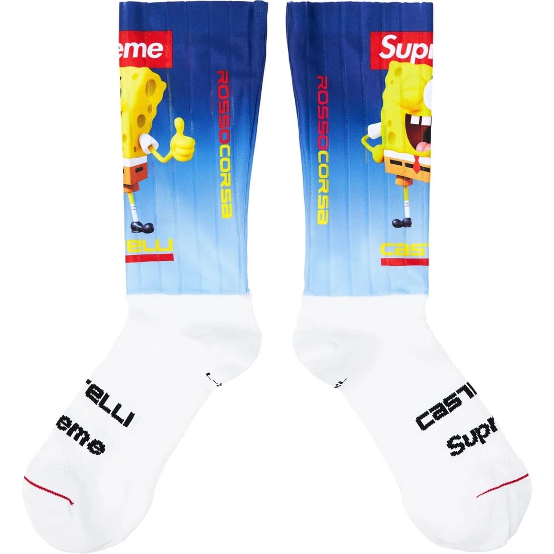 supreme SPONGEBOB SQUAREPANTS Велосипедные носки Унисекс - изображение 2