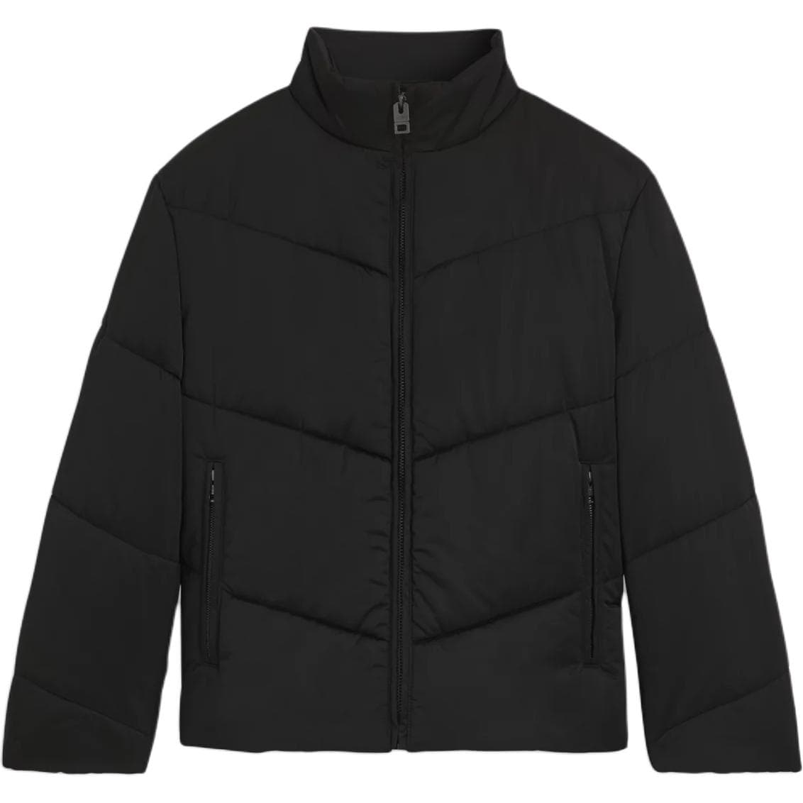 Зимняя куртка пуховик HUGO BOSS Хлопковый пуховик мужской черный - изображение 1
