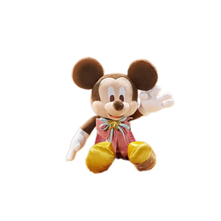 Мягкая игрушка Disney x Disney Store Микки Маус Минни Маус 10-летие Бант Вечеринка Куклы Мягкая игрушка Маленький Высокий - изображение 1
