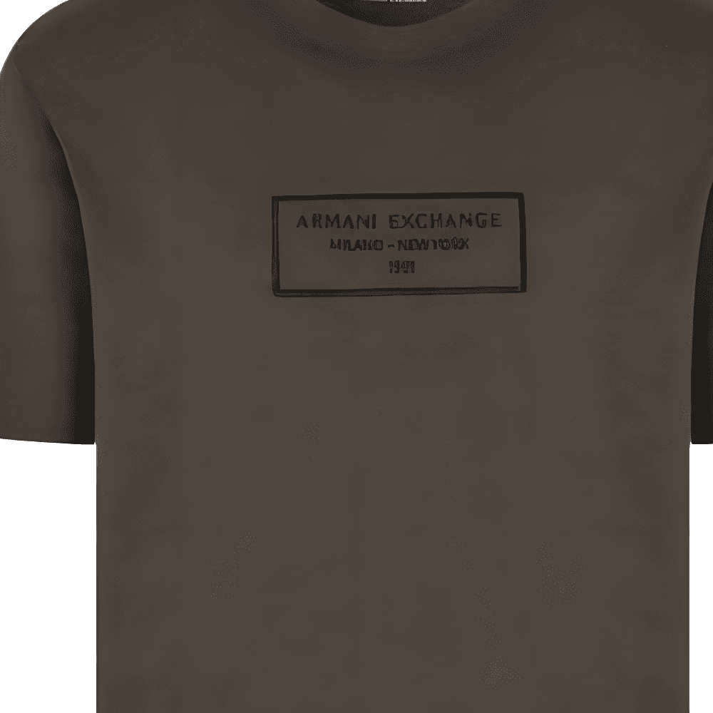 Футболка ARMANI EXCHANGE AE T Рубашка Мужская Зеленая - изображение 2