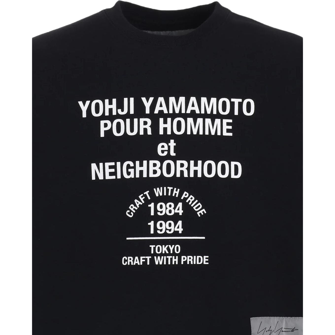 Худи Yohji Yamamoto x NEIGHBORHOOD POUR HOMME FW24 Худи-ханьфу Мужской Черный - изображение 4