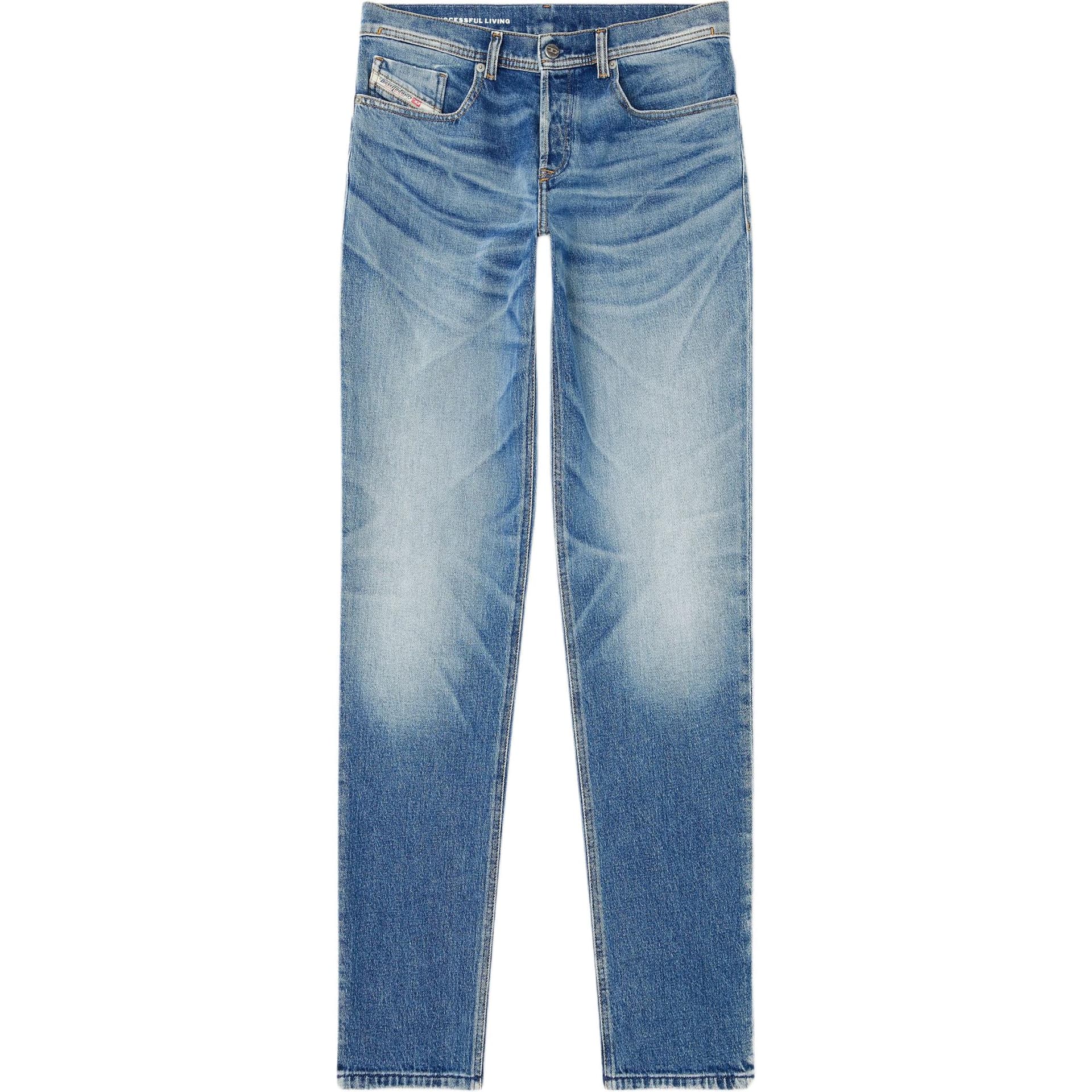 Штаны DIESEL Medium Blue Men's Jeans DIESEL Средне-голубые мужские джинсы - изображение 1