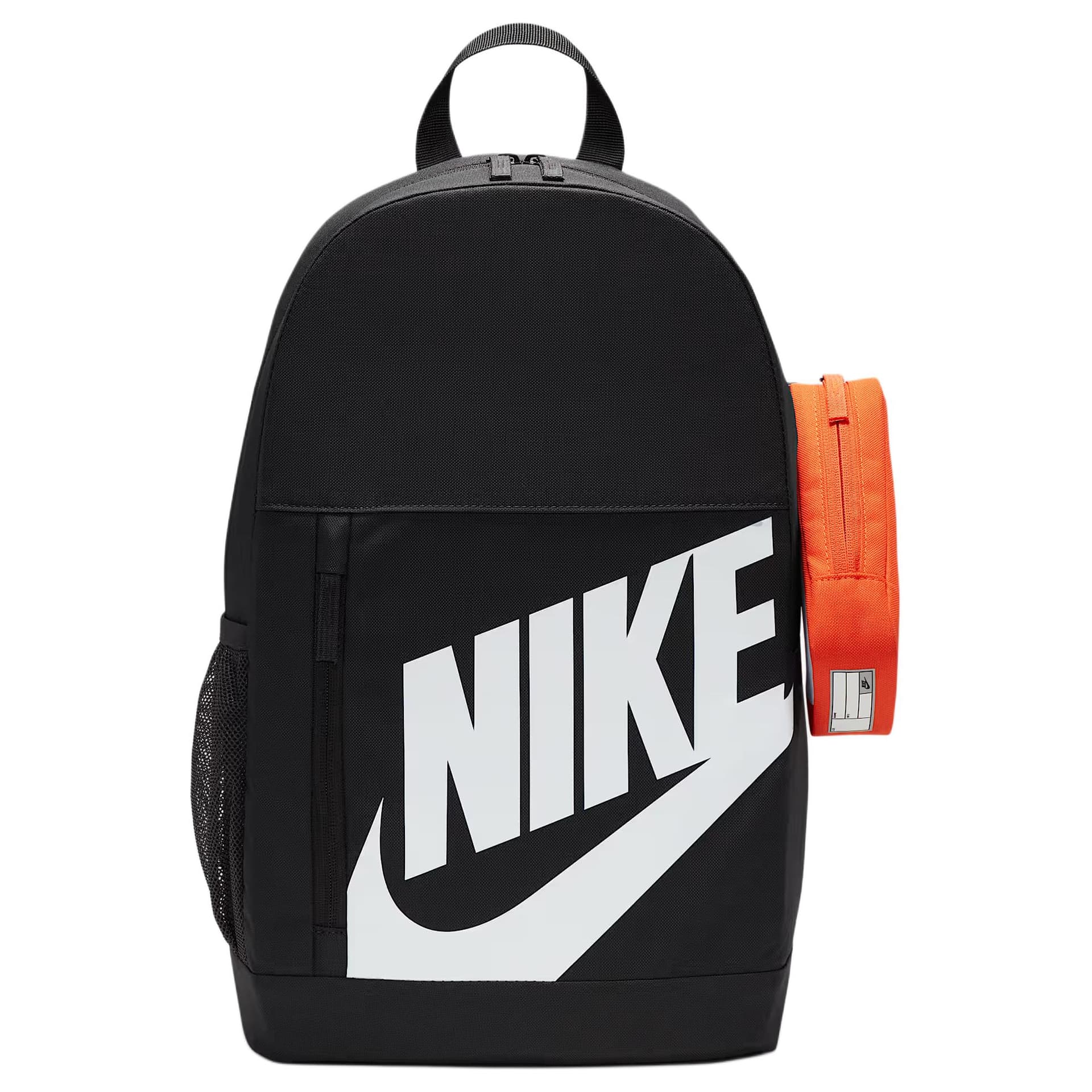 Рюкзак Nike Ткань Рюкзак Стандартный (Standard) Темный дымчатый серый и оранжевый и белый - изображение 1