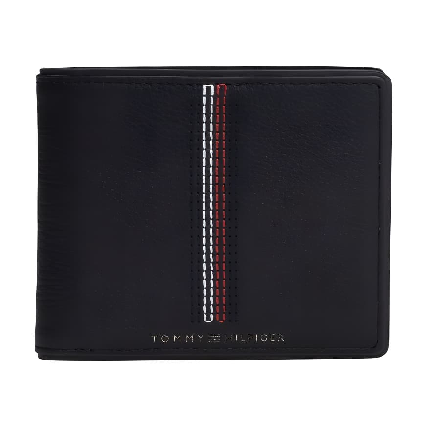 Кошелек Tommy Hilfiger Кожа Кошелек Обычный (стандартный) Мужской Черный - изображение 1