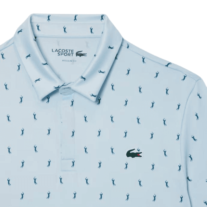 Поло LACOSTE Поло Мужское Светло-Синий Синий - изображение 2