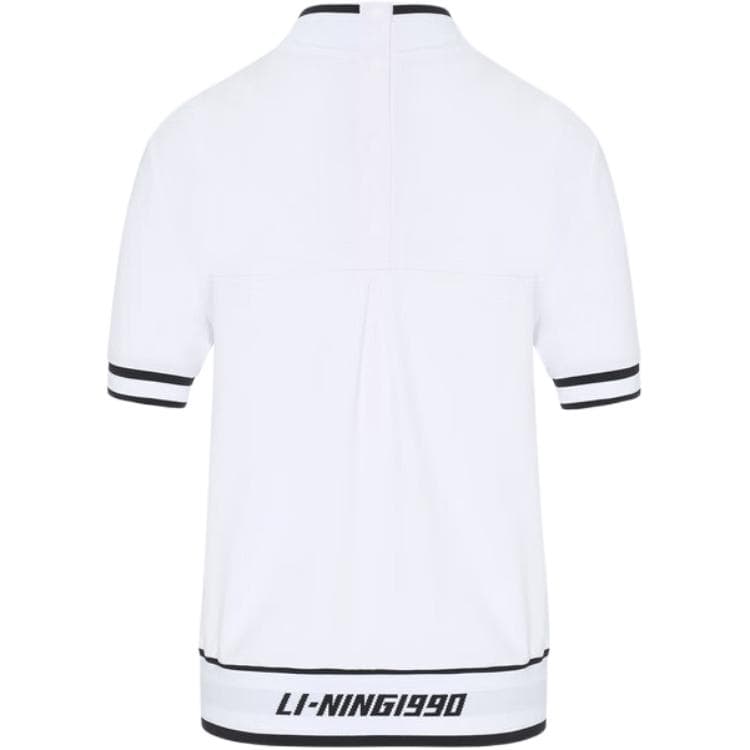 Футболка LI NING 1990 Golf Collection T-рубашка Женская Стандартная Белая - изображение 2