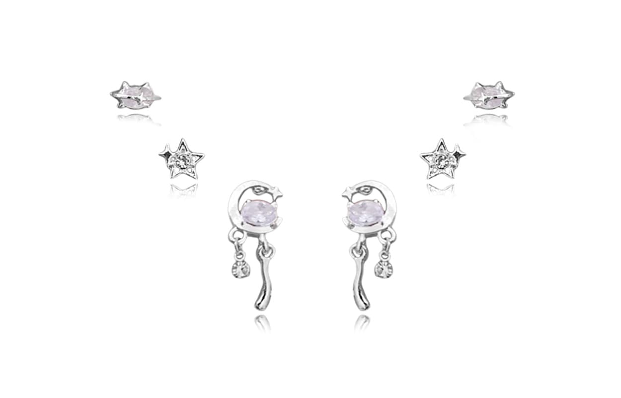 Серьги Серьги-гвоздики Ringlove из сплава женские - изображение 1