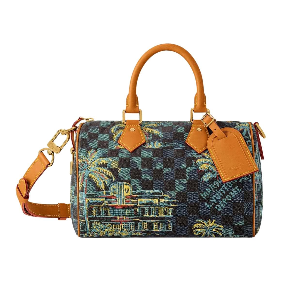 Сумка LOUIS VUITTON SpeedyBandoulire 25 Damier Palm Trees - изображение 1
