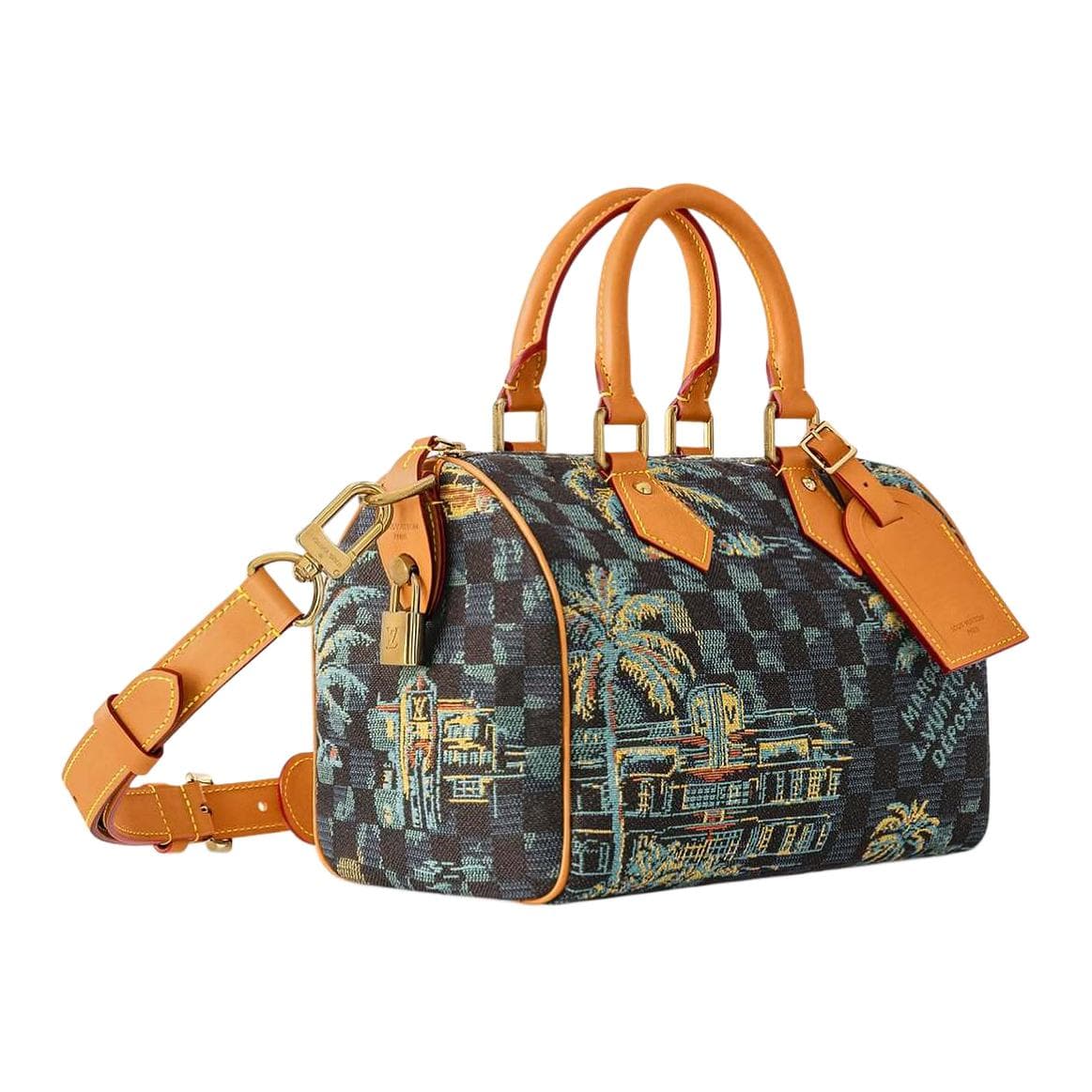 Сумка LOUIS VUITTON SpeedyBandoulire 25 Damier Palm Trees - изображение 2