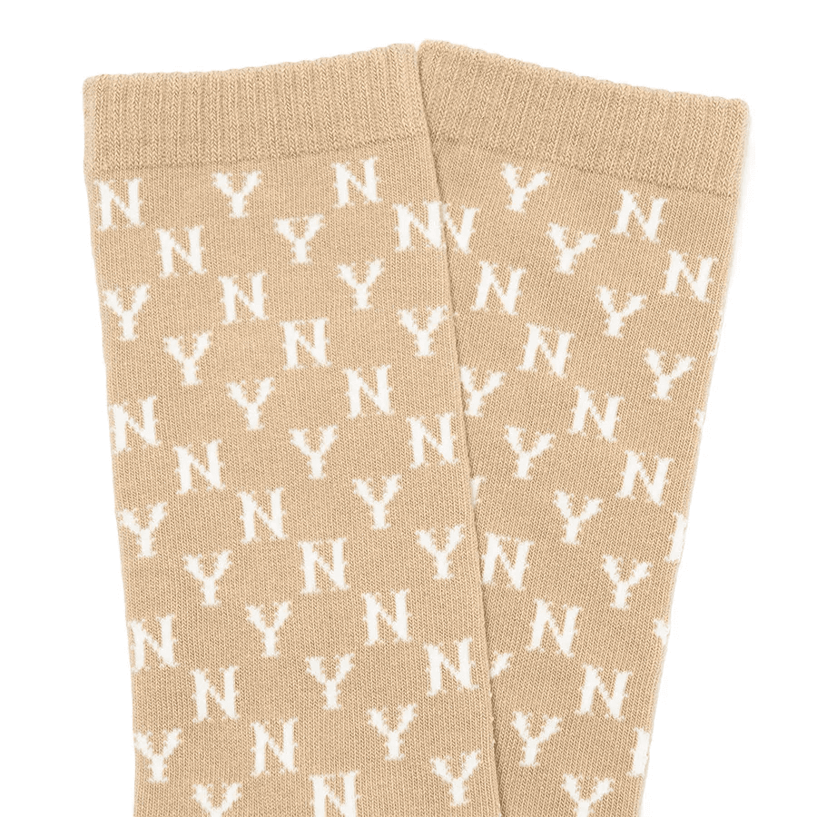 Носки MLB Retro Mid-Calf Socks Khaki - изображение 4
