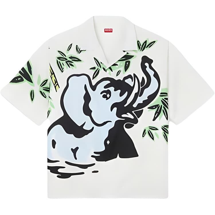 Рубашка KENZO Белые Мужские Рубашки - изображение 1