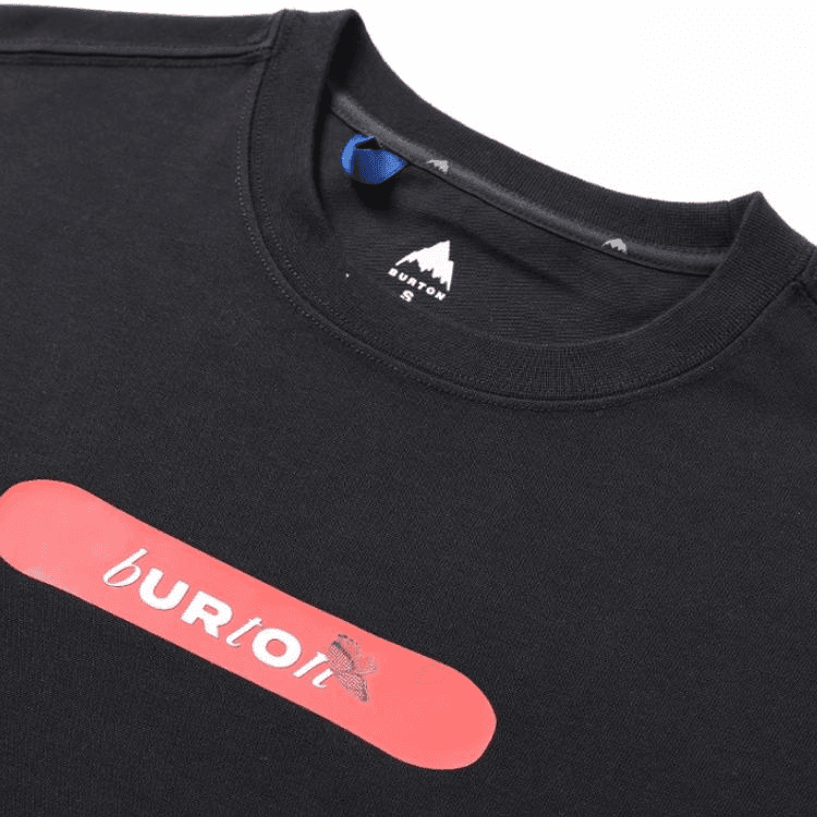 Футболка BURTON PHOTO SS25 T Рубашка Унисекс Черная - изображение 3