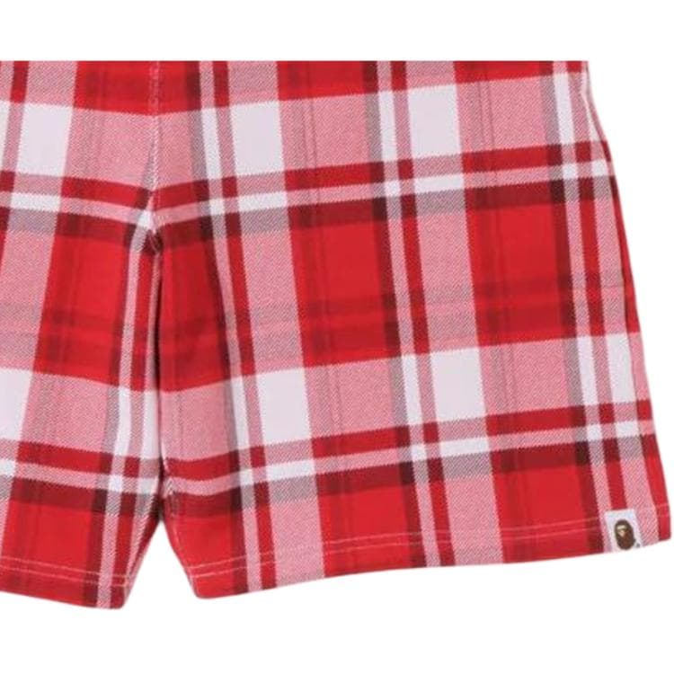 Шорты BAPE Check Gift Sweat Shorts - изображение 4