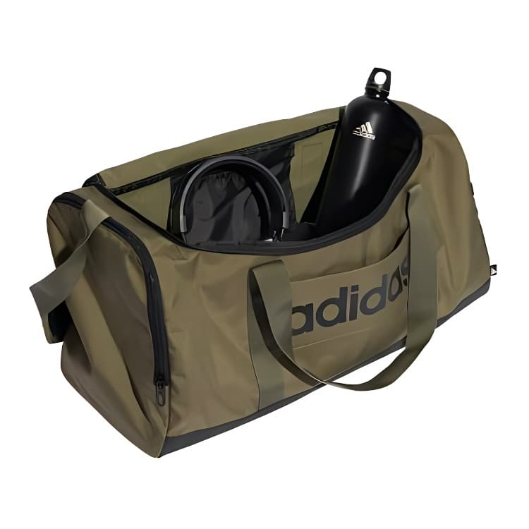 Adidas 39,75L Полиэстеровая ткань Дорожная сумка Унисекс Зеленая - изображение 4