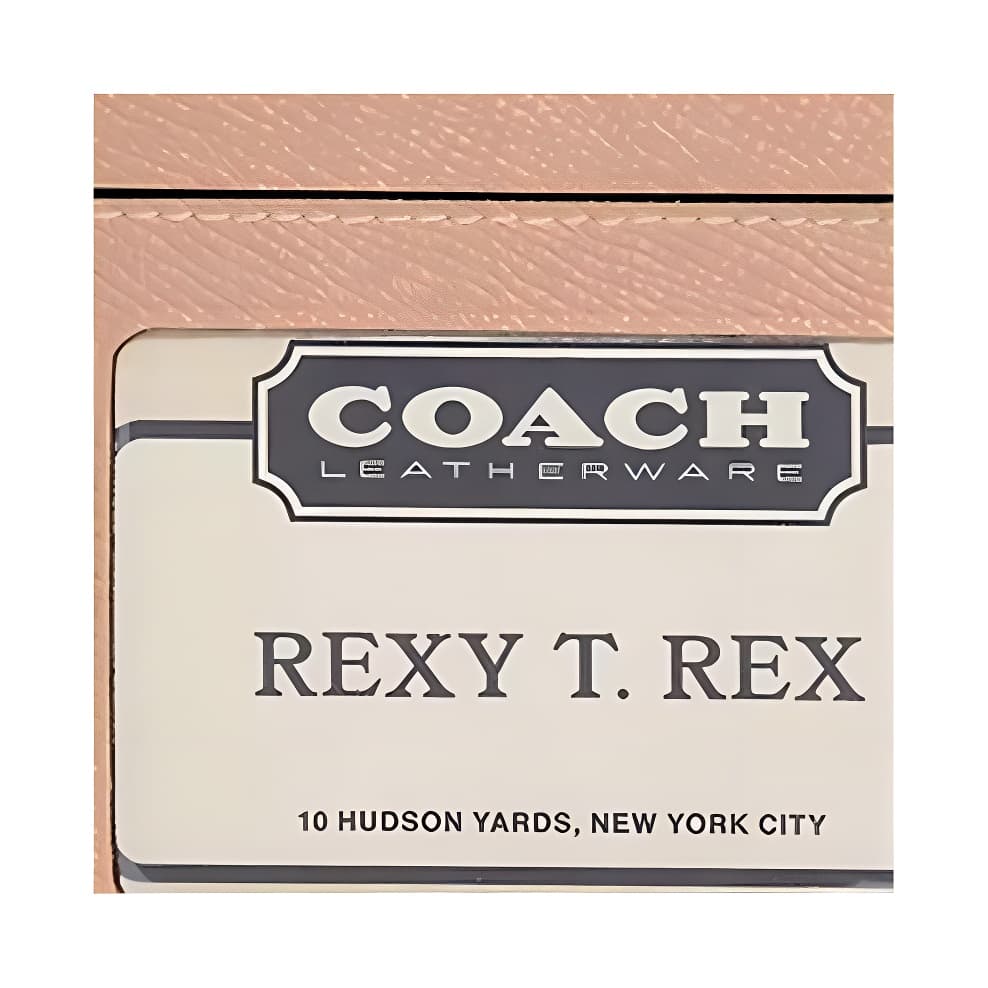 Картхолдер COACH Skinny Id Case 11 Silver Yellow - изображение 4