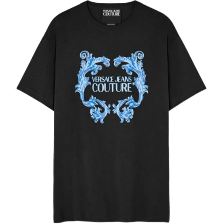 Футболка VERSACE JEANS COUTURE T-Рубашка Мужская Черная - изображение 1