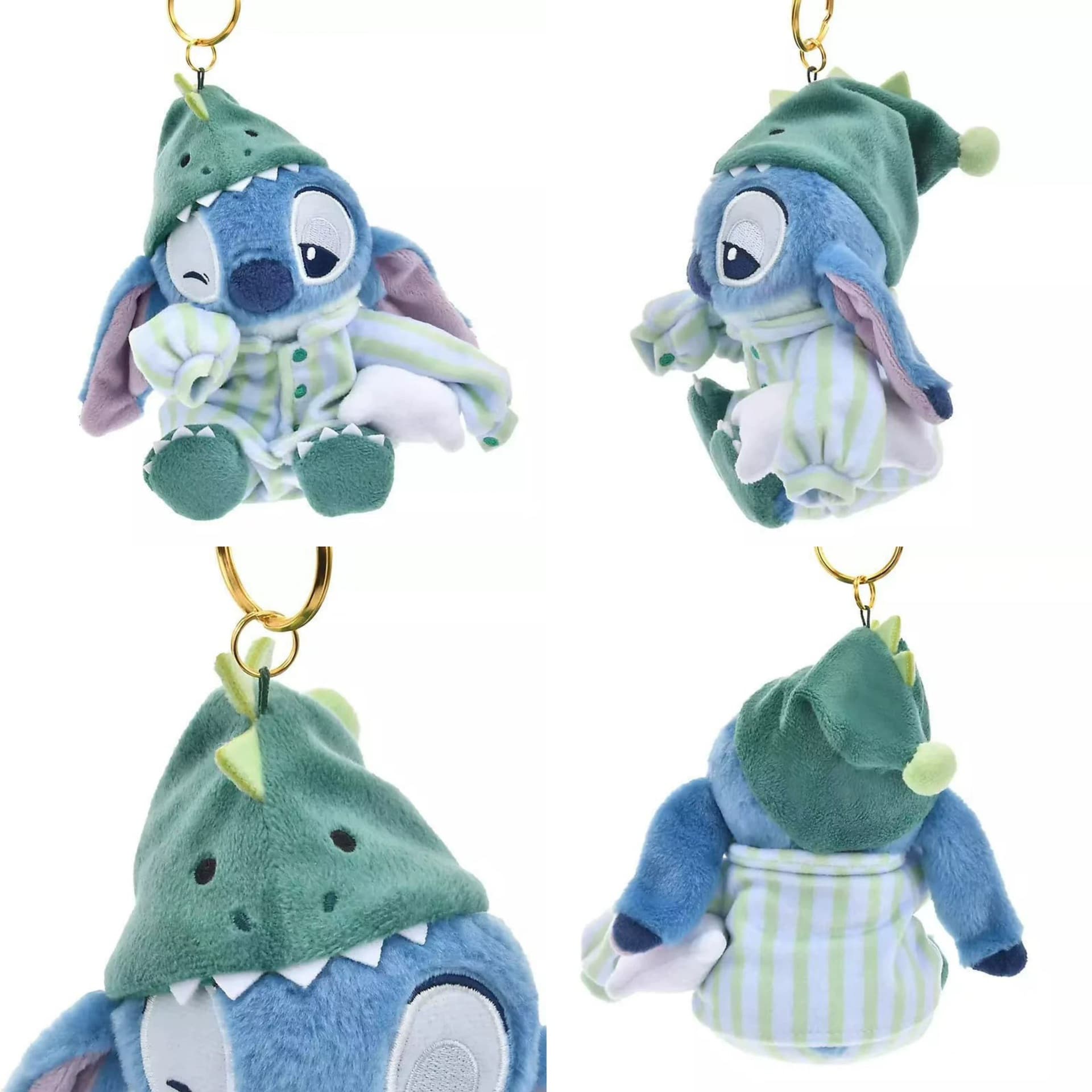 Disney Stitch Динозавр Пижама Стиль Куклы Плюшевый Украшение Высота 16 см Токийский Дисней - изображение 5