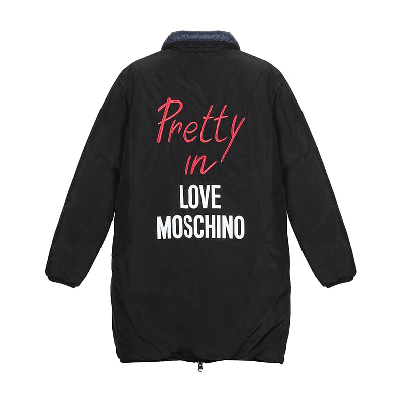 LOVE MOSCHINO Хлопковый пуховик женский - изображение 4
