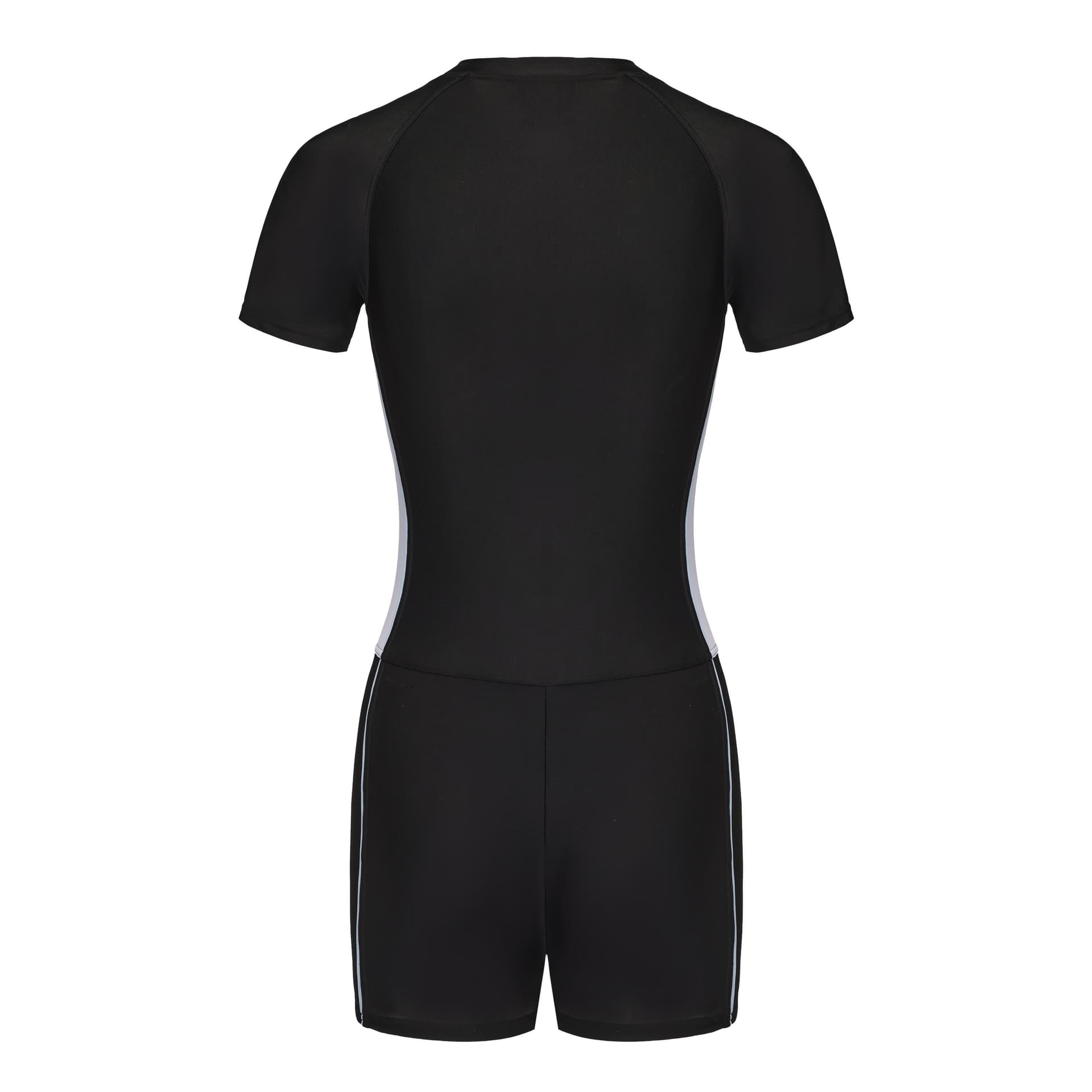 DECATHLON Una Ван-Пис Купальник Женские Дымчатый Черный Снег - изображение 2