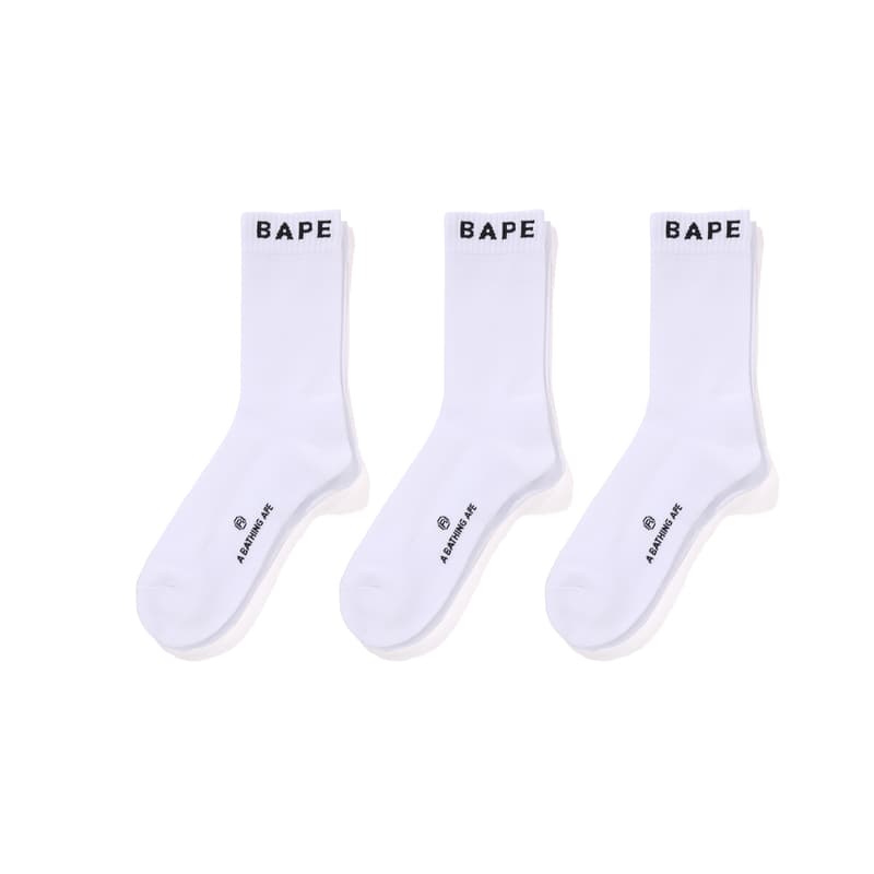 Носки A BATHING APE Носки Crew Мужские упаковка из 3 пар - изображение 1