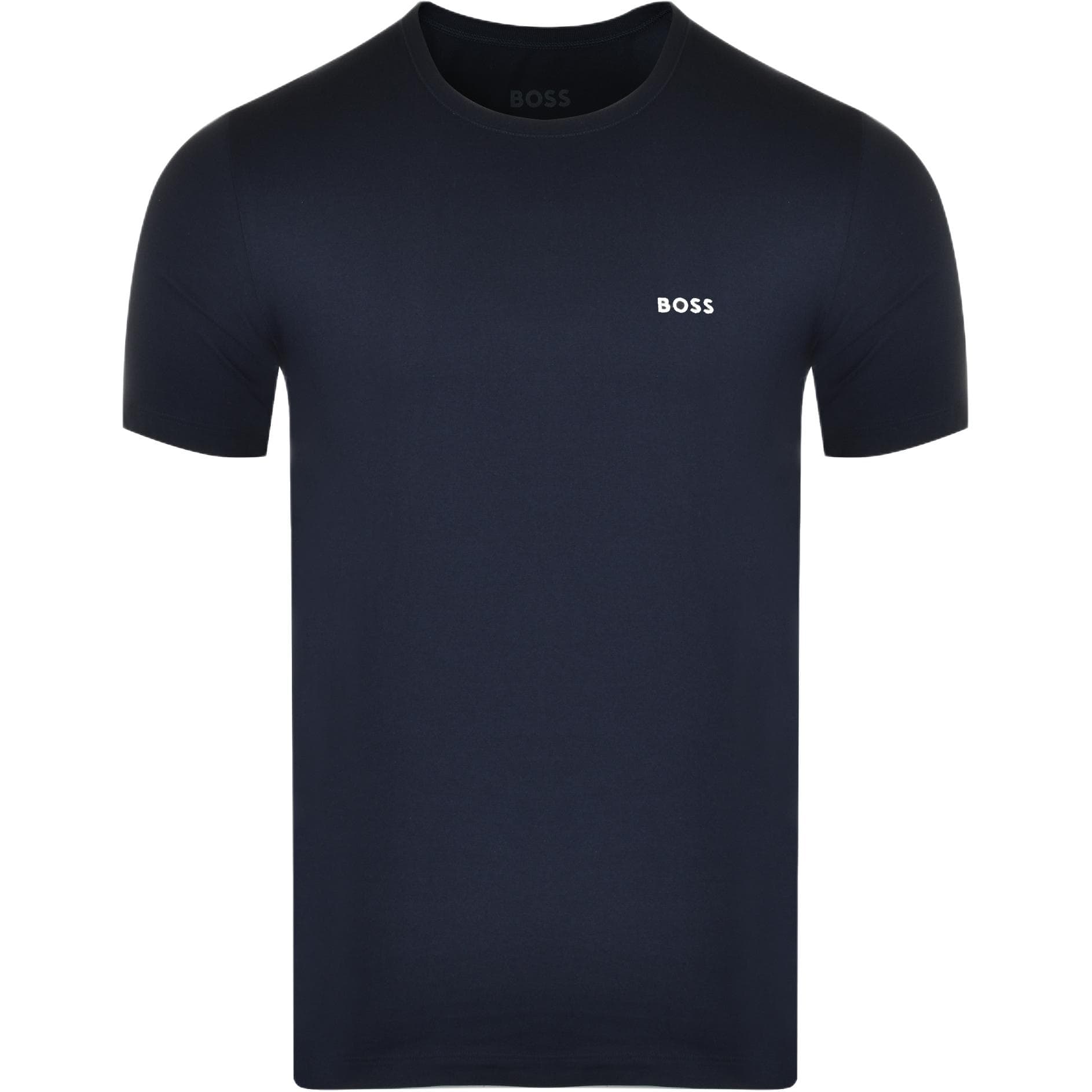 Футболка Hugo Boss 3 пачки (Черный + Морской синий + Светлый хаки) Мужские футболки - изображение 4