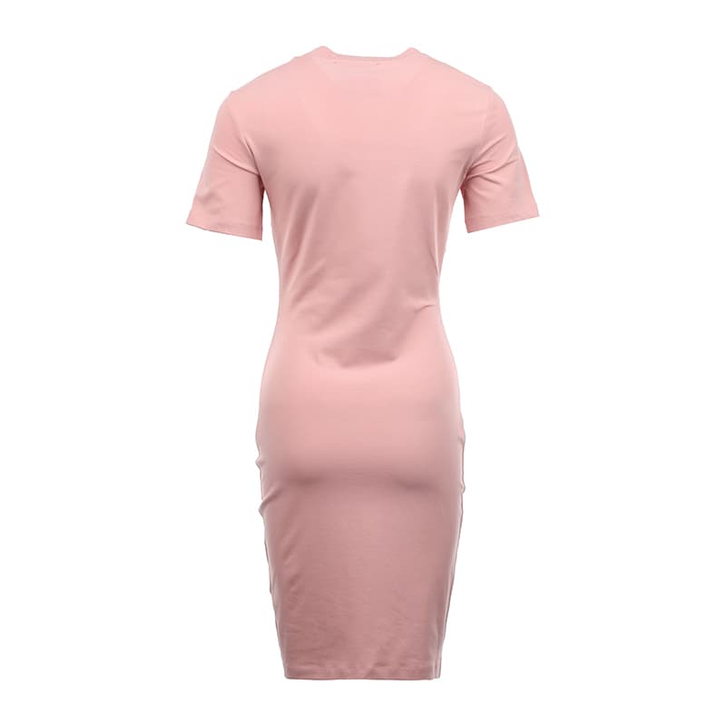 Платье VERSACE JEANS COUTURE SS25 Короткое платье с короткими рукавами женское светло-розовое - изображение 2