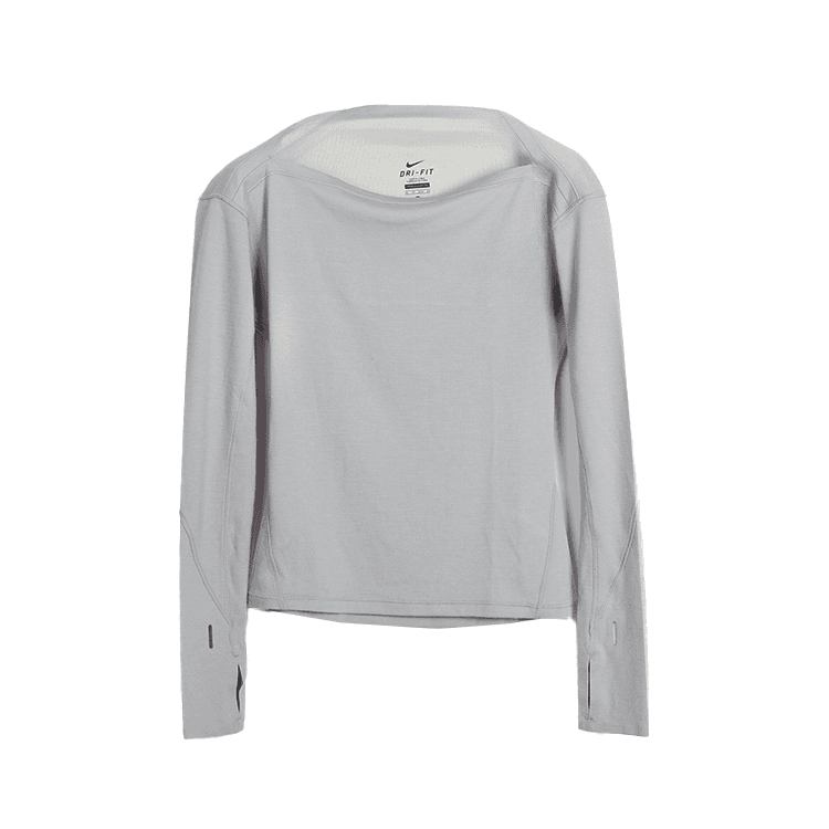 Футболка Nike Dri-Fit T-Shirt Женская Серого цвета - изображение 1