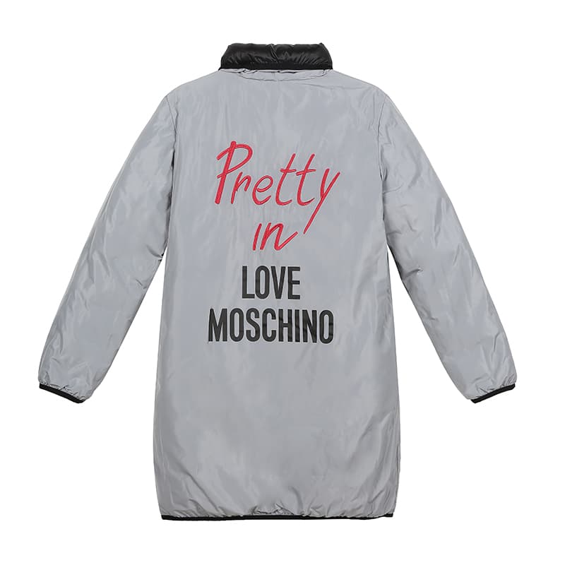LOVE MOSCHINO Хлопковый пуховик женский - изображение 4