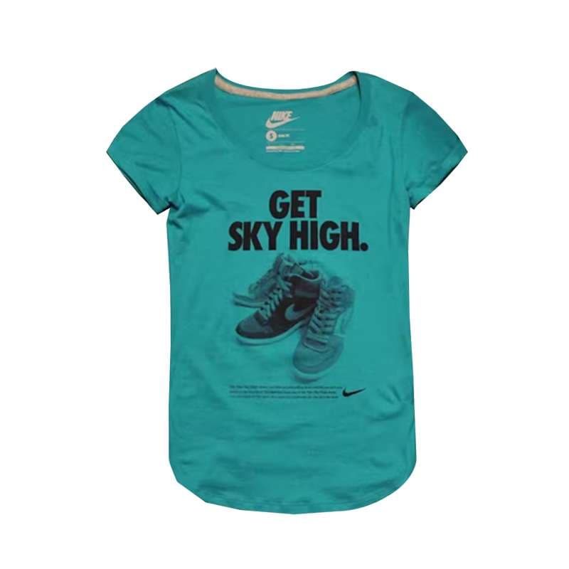 Футболка Nike T-Shirt Женская Темно-Зеленая - изображение 1