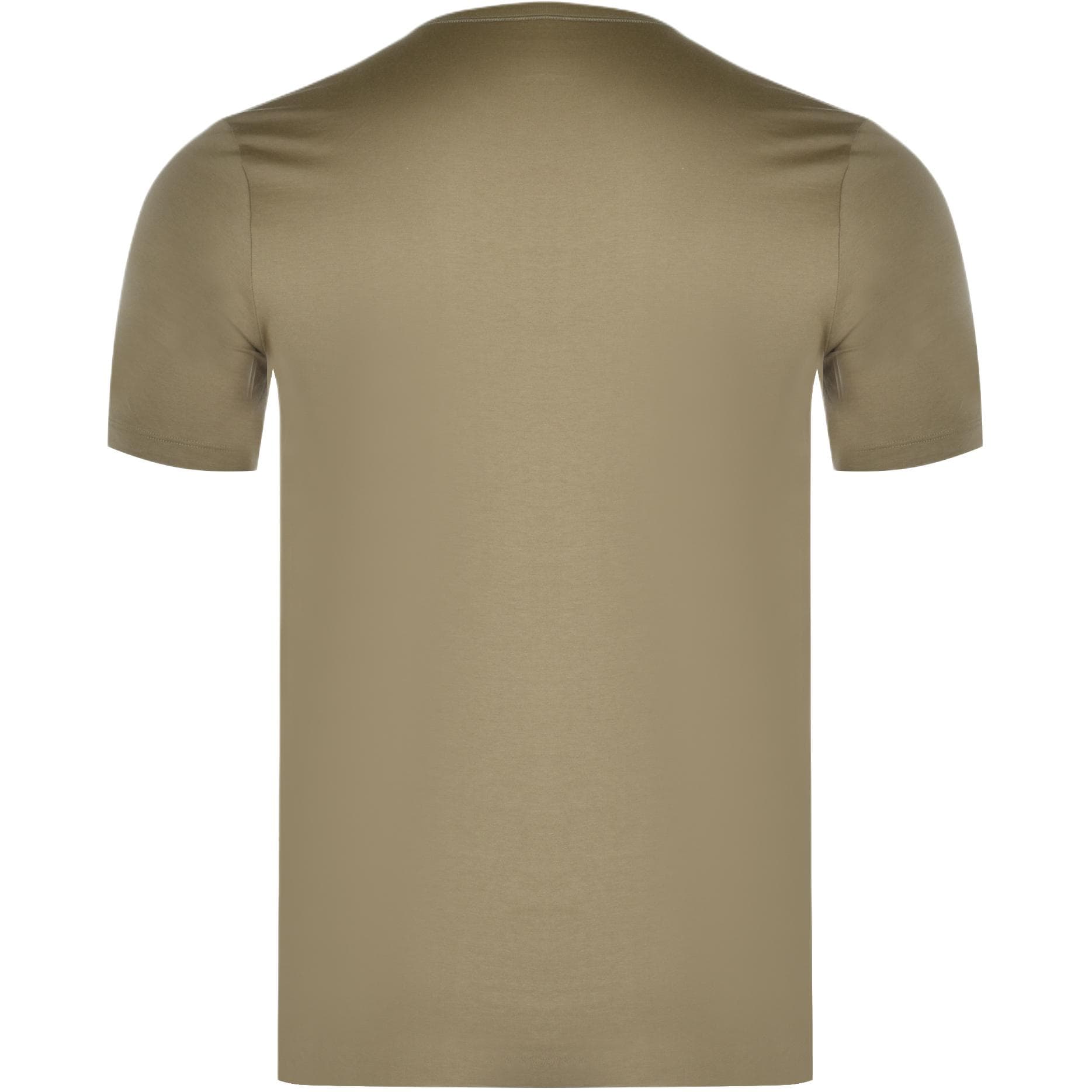 Футболка Hugo Boss 3 пачки (Черный + Морской синий + Светлый хаки) Мужские футболки - изображение 7