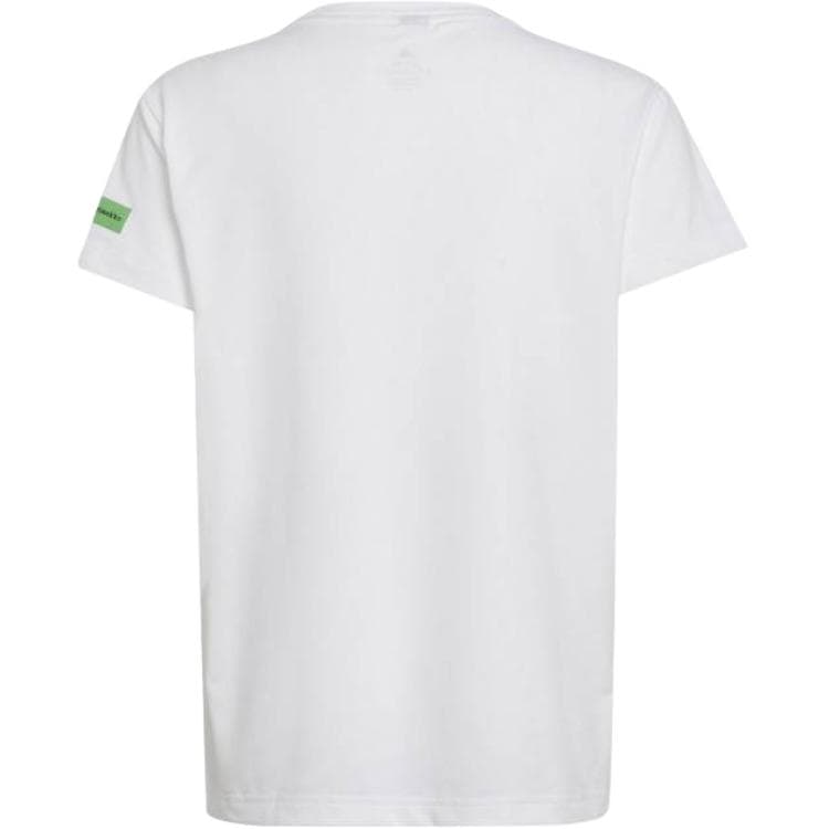 Футболка adidas clothing Белые Детские Рубашки - изображение 2