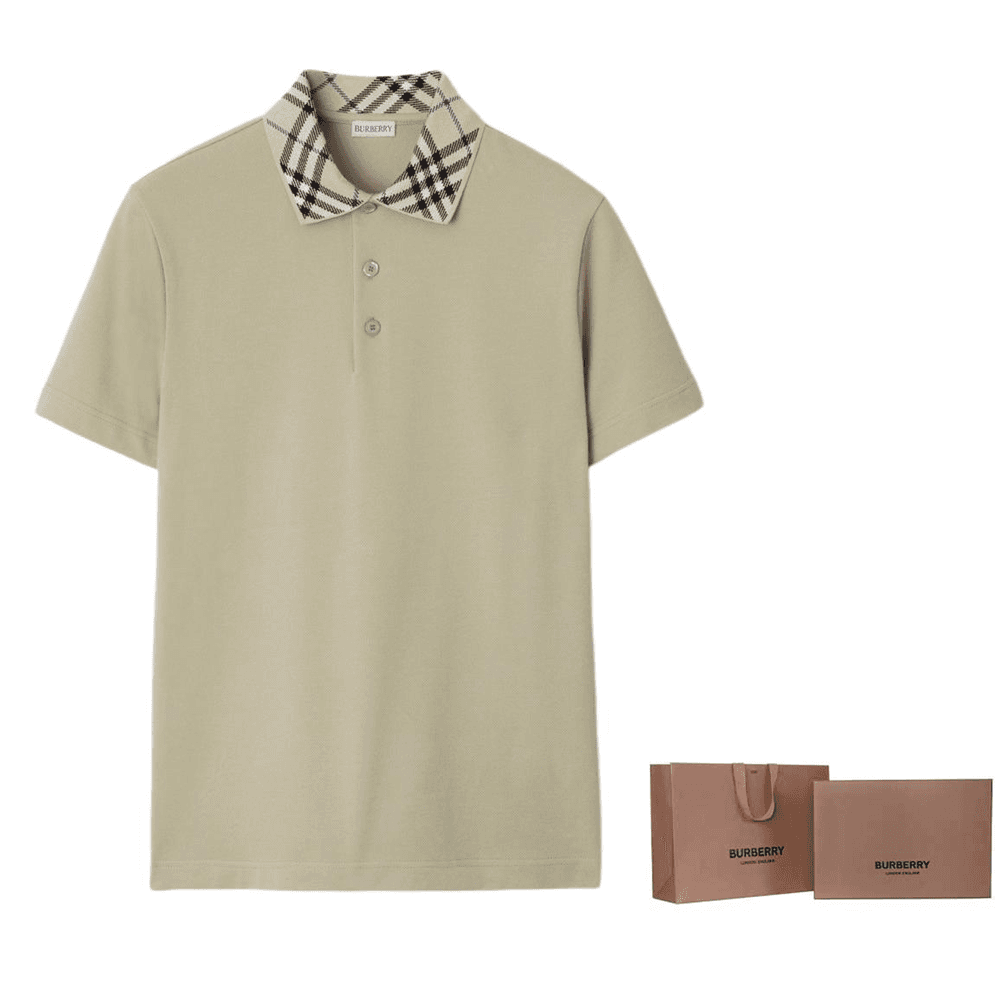Поло Burberry Поло Мужское Зеленое - изображение 7