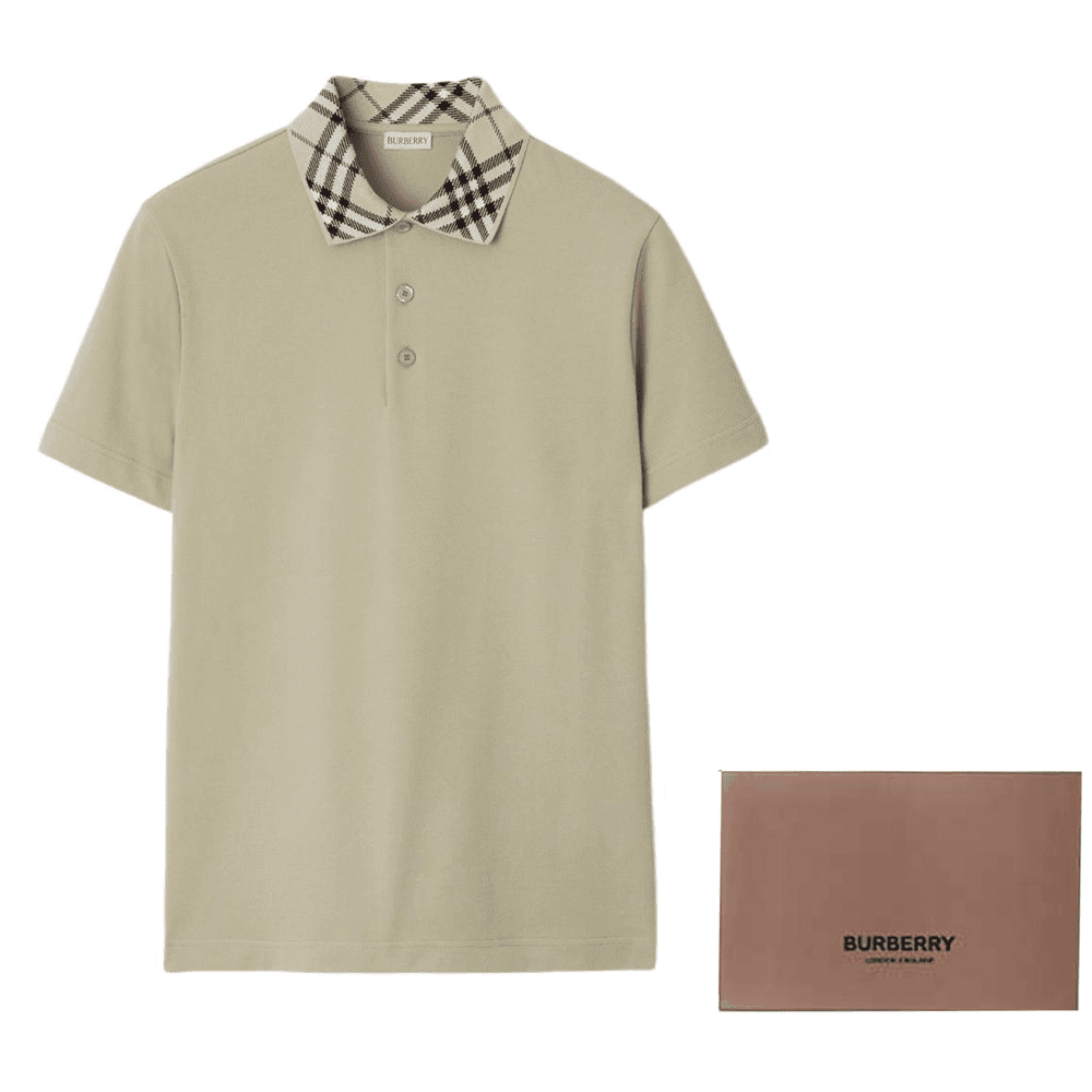 Поло Burberry Поло Мужское Зеленое - изображение 6