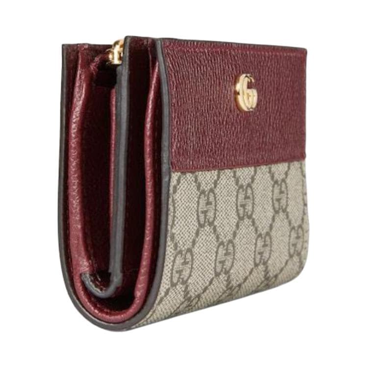 Кошелек GUCCI GG Marmont Кожа Кошелек Средний Женский Бежевый Красный - изображение 2