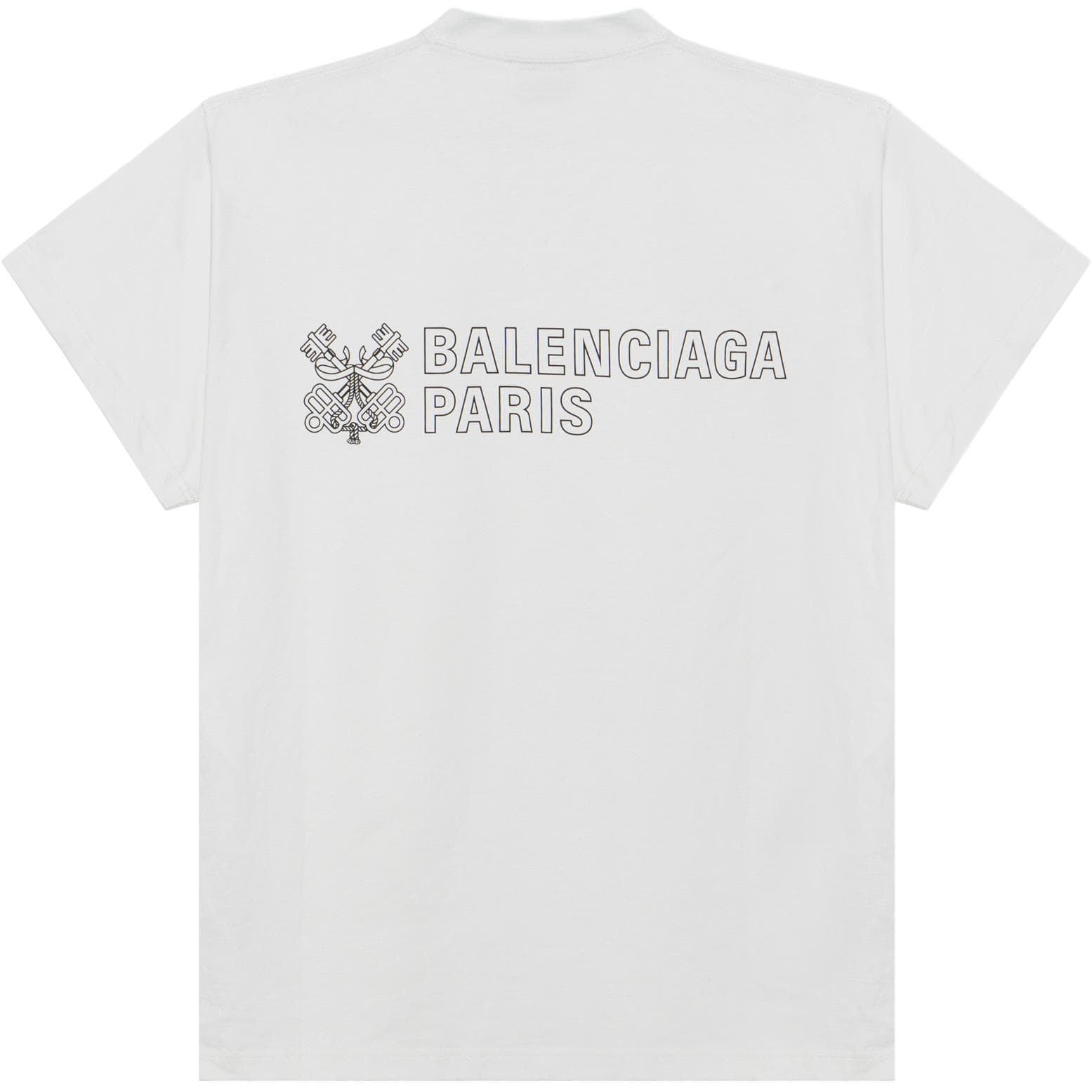 Футболка Balenciaga SS25 T Рубашка Стандартный Размер Мужская Белая - изображение 2