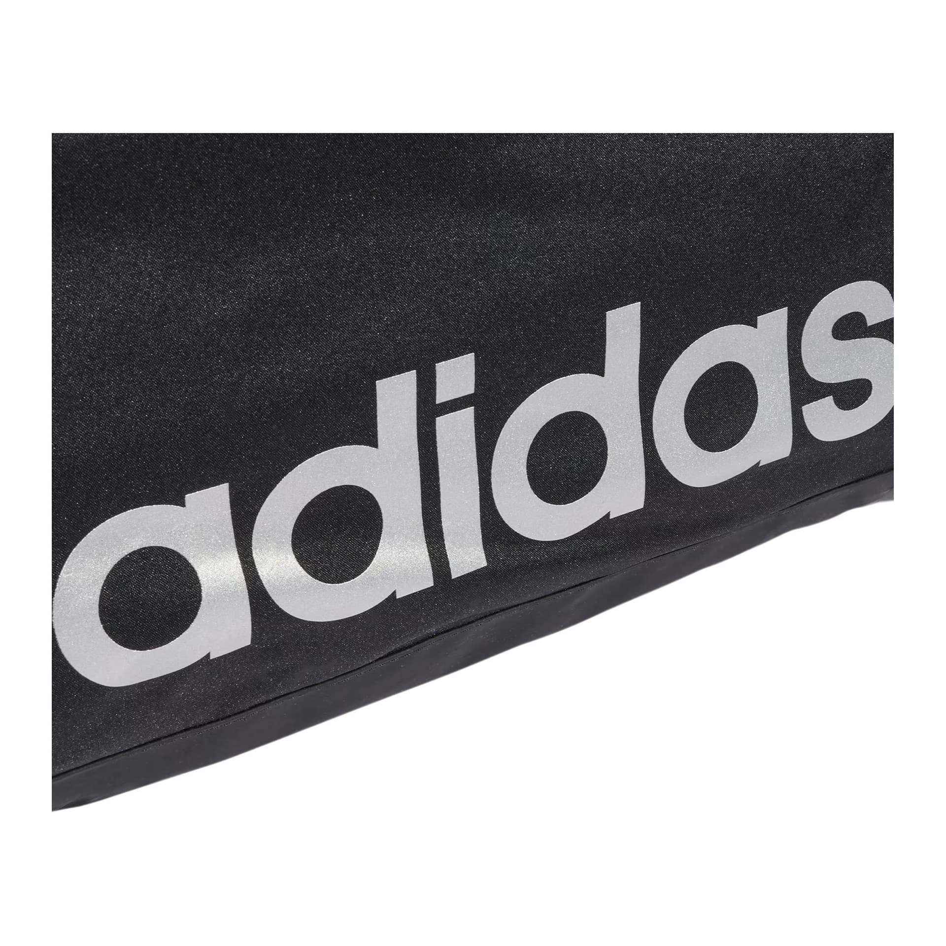 Мини-сумка Adidas Полиэстеровая ткань Сумка Унисекс Черный и Серебряный Металлик - изображение 4