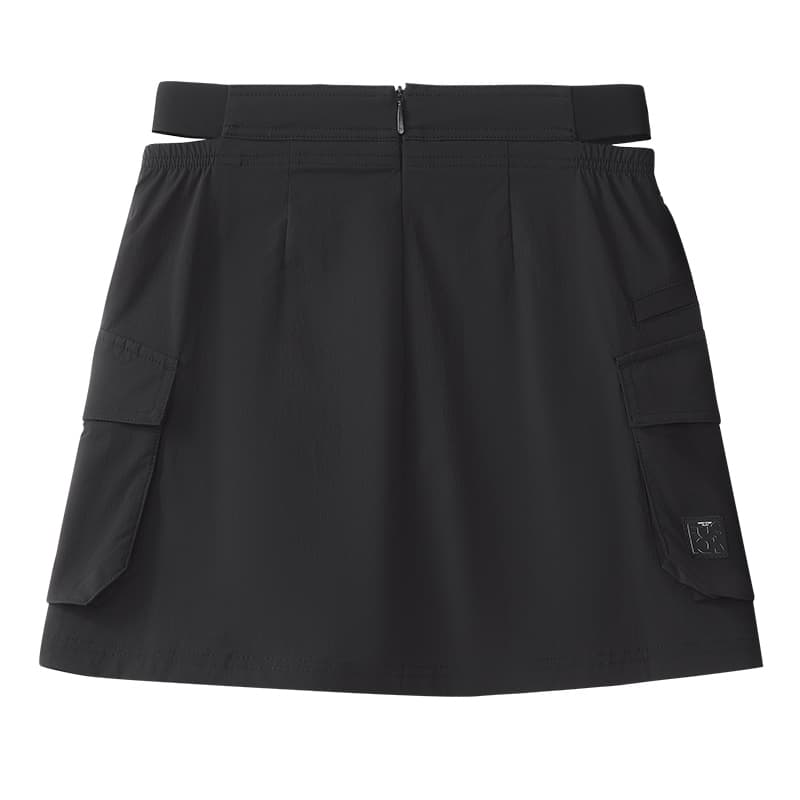 Юбка FILA FUSION FILA FUSION X Повседневные короткие юбки Женские Глубокий черный - изображение 2