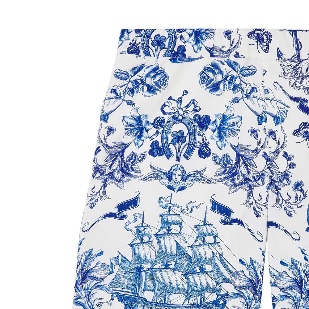 Шорты Alexander McQueen SS25 Повседневные шорты Мужские Морской синий - изображение 2