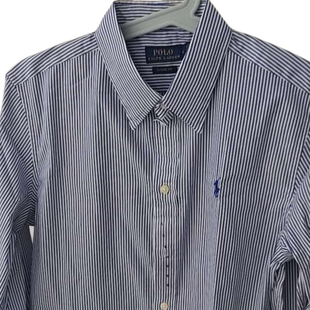 Блузка Polo Ralph Lauren Рубашка Женская Синяя - изображение 2
