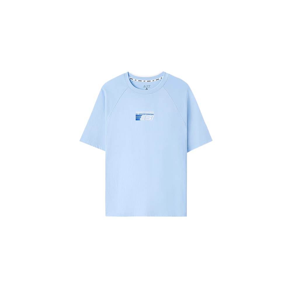Футболка Skechers T-Shirt Мужской Небесно-Синий 016M - изображение 1