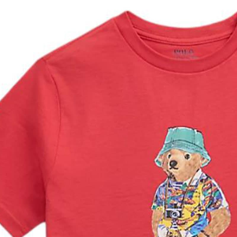 Футболка Polo Ralph Lauren T-рубашка красная детская - изображение 3