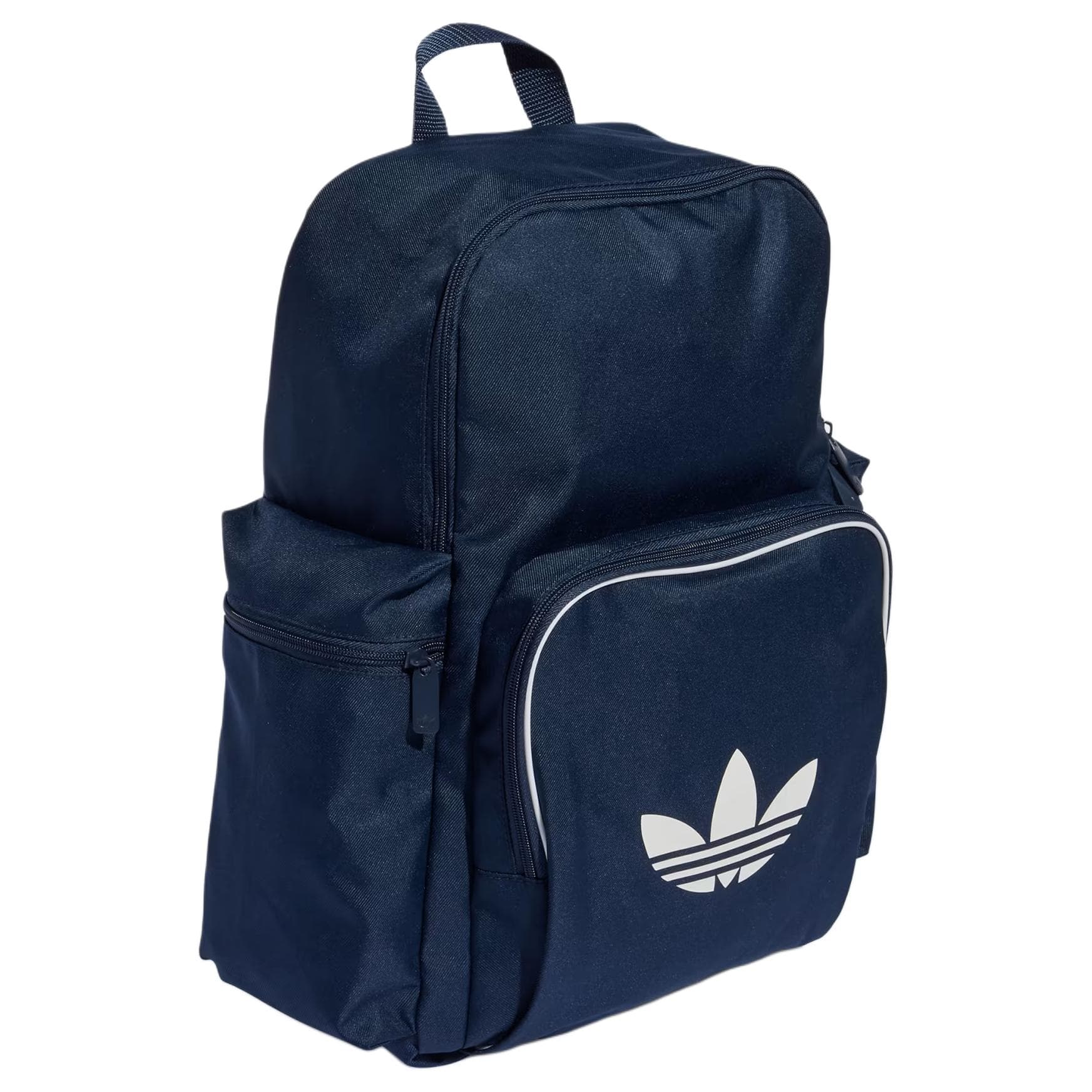 Рюкзак Adidas Originals Adicolor Трилистник Переработанный полиэстер Рюкзак Унисекс Полуночный индиго и Белый - изображение 2